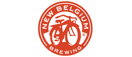 Logo for New Belgium Brewing, featuring a classic commuter bike